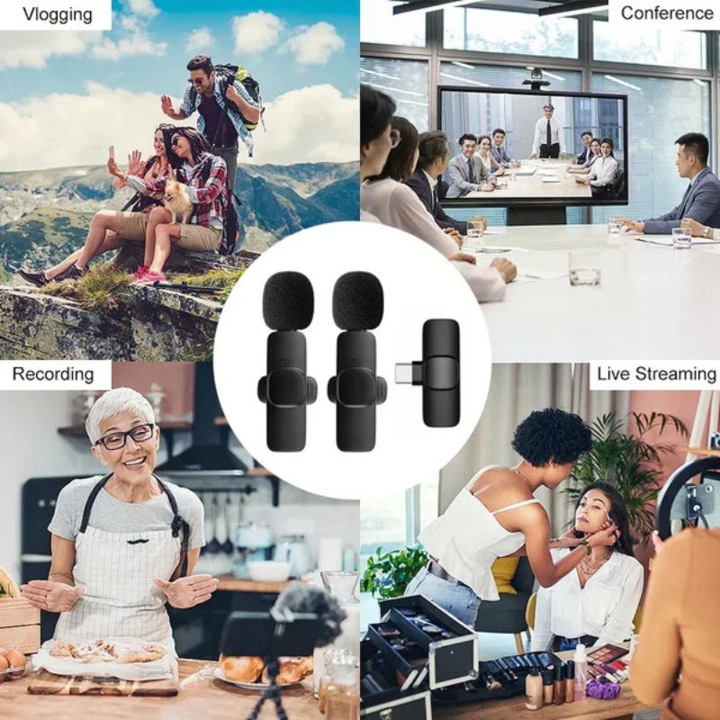 Wireless Lavalier Mic for iPhone & Android