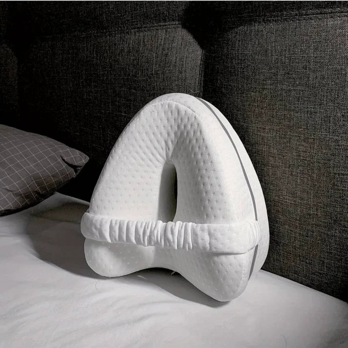 Knee pillow for side sleepers
