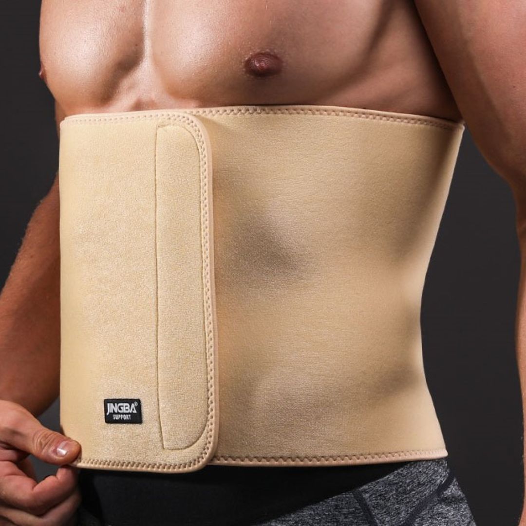 JINGBA SUPPORT Waist Trimmer Sweat Belt – Unisex Slim Fit Core Support