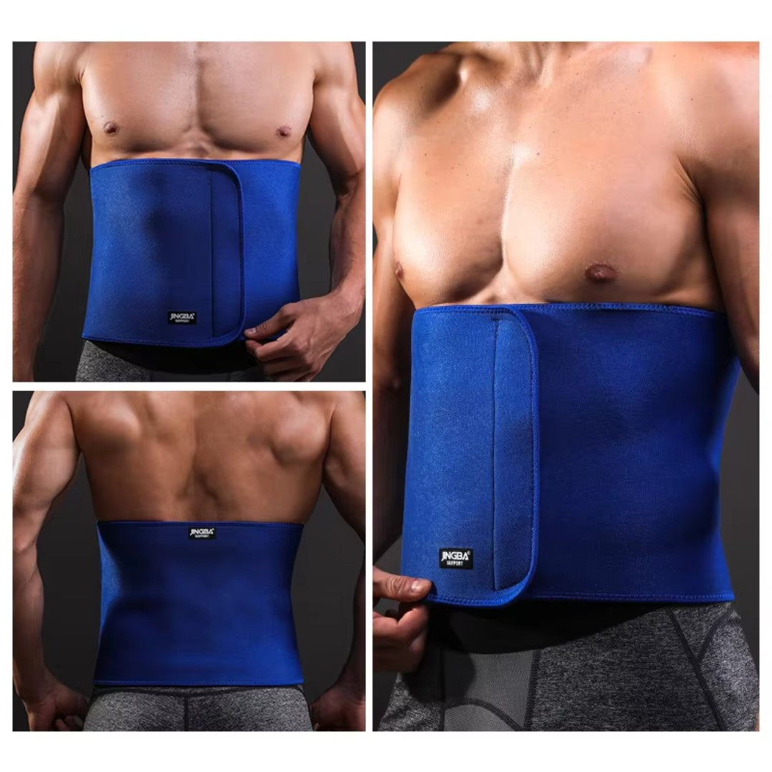 JINGBA SUPPORT Waist Trimmer Sweat Belt – Unisex Slim Fit Core Support