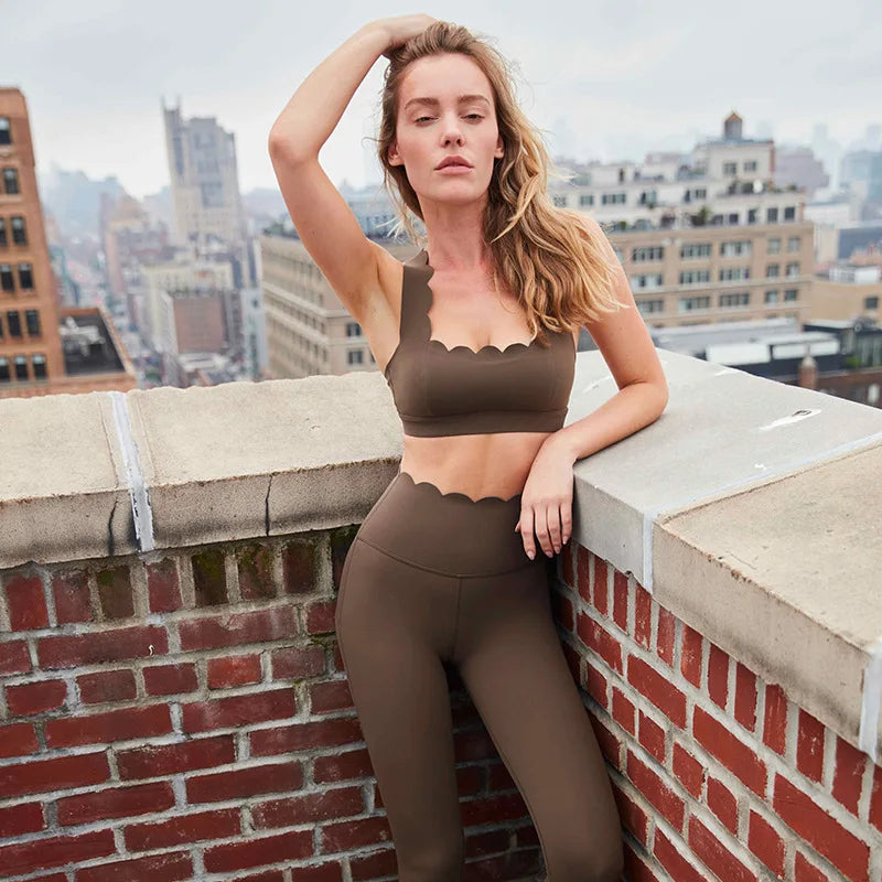 Women's Sportswear Tracksuit Set – Seamless Fit for Gym, Yoga & More
