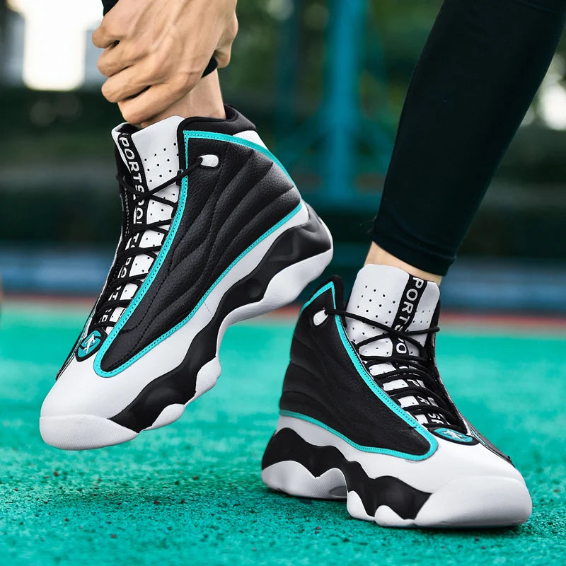 Men's High-Top Basketball Sneakers – Street-Ready Power & Court Grip