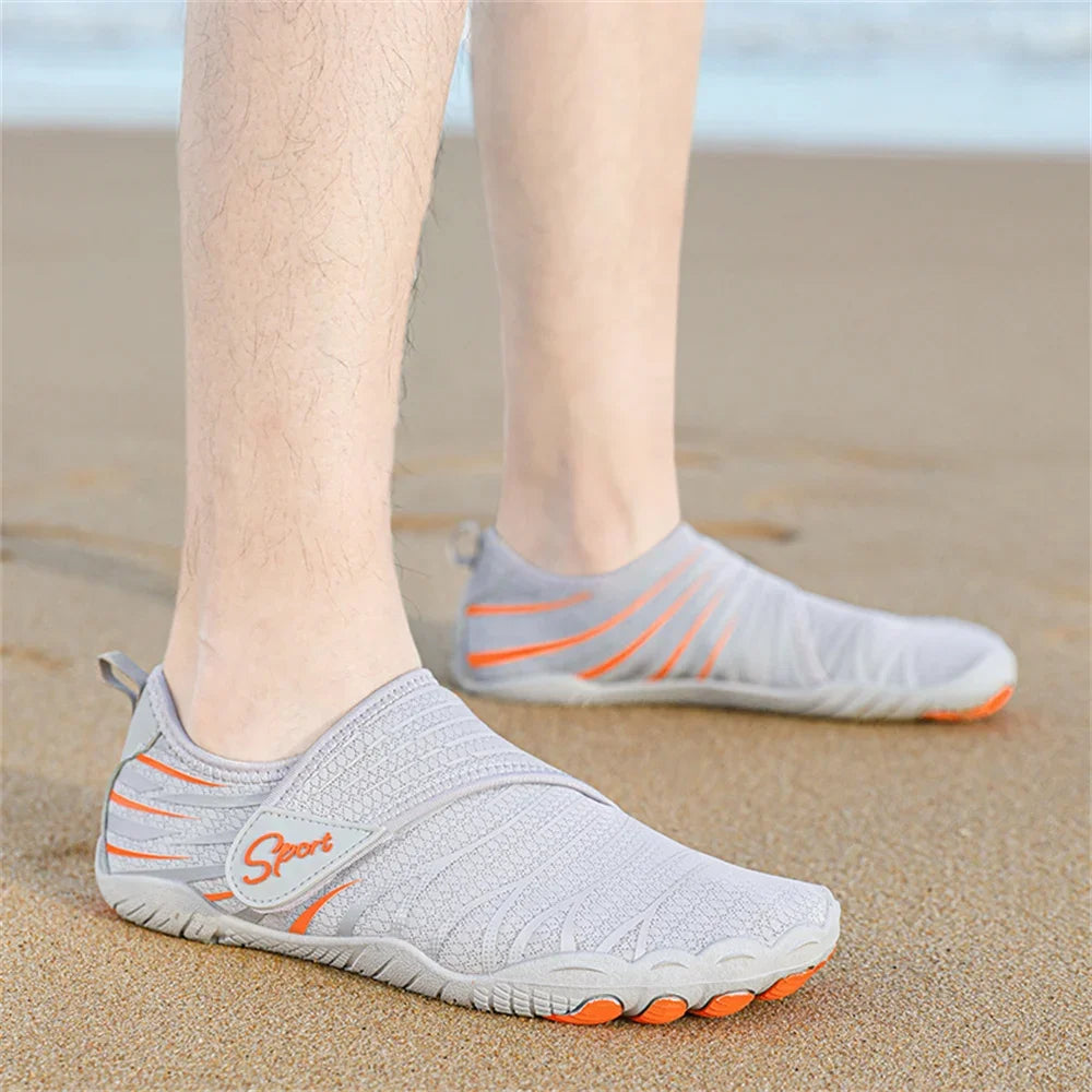 Unisex Upstream Five-Finger Aqua Shoes – Conquer Water, Rock, and Sand