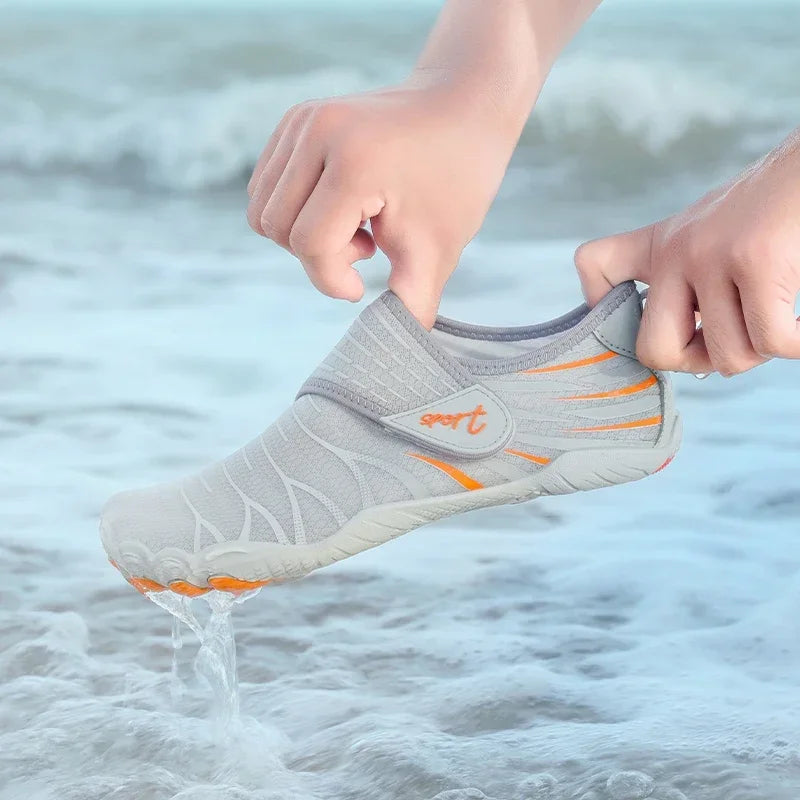 Unisex Upstream Five-Finger Aqua Shoes – Conquer Water, Rock, and Sand