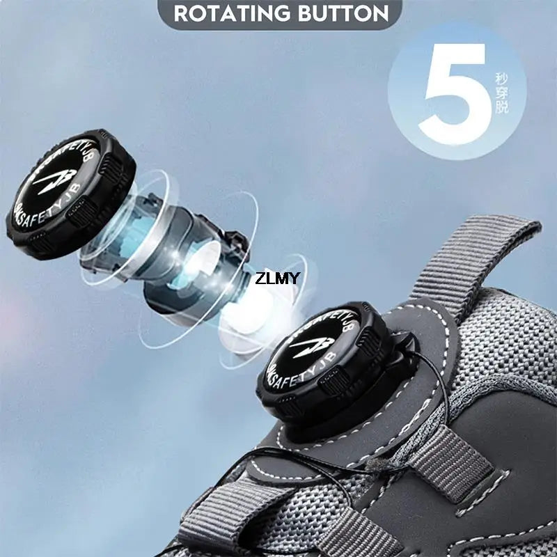 Steel Toe Work Sneakers – Puncture-Resistant, Lightweight Safety Shoes