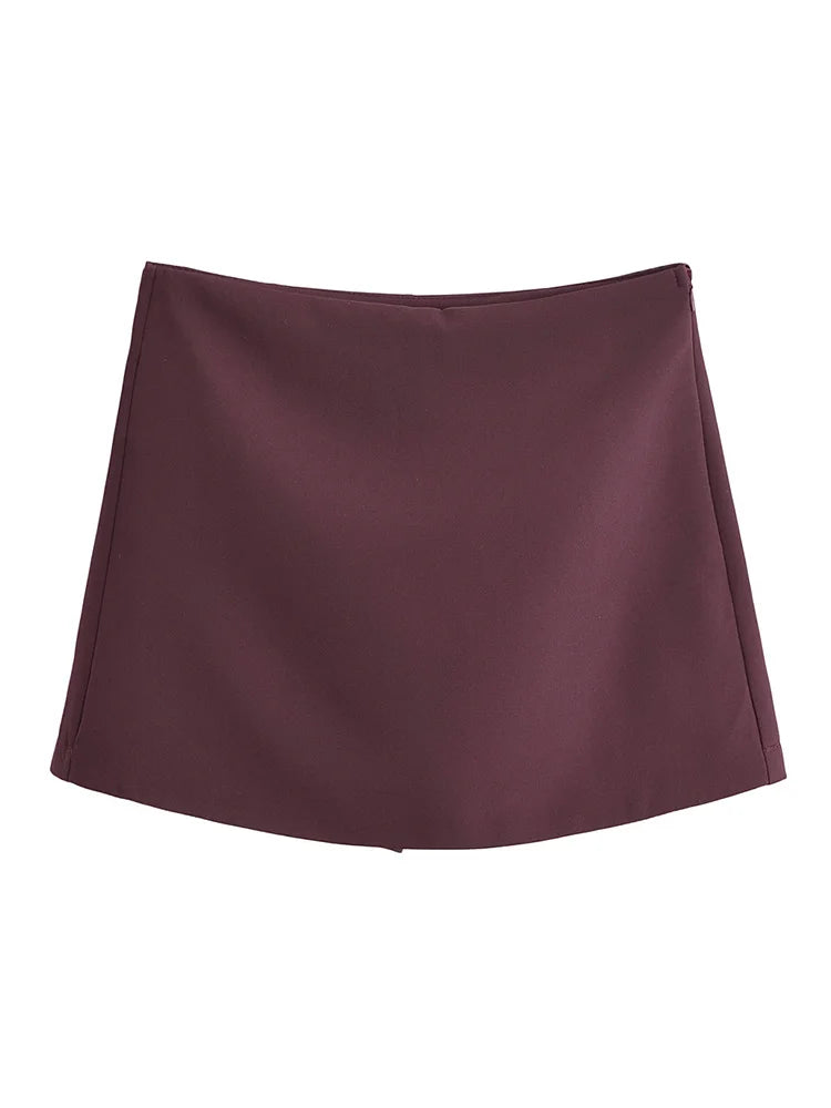 Chic Side-Zip Skort – Where Streetwear Meets Sophistication