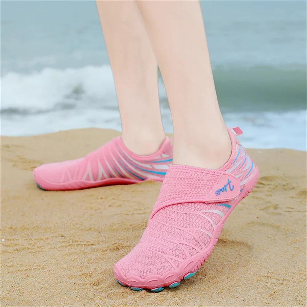 Unisex Upstream Five-Finger Aqua Shoes – Conquer Water, Rock, and Sand
