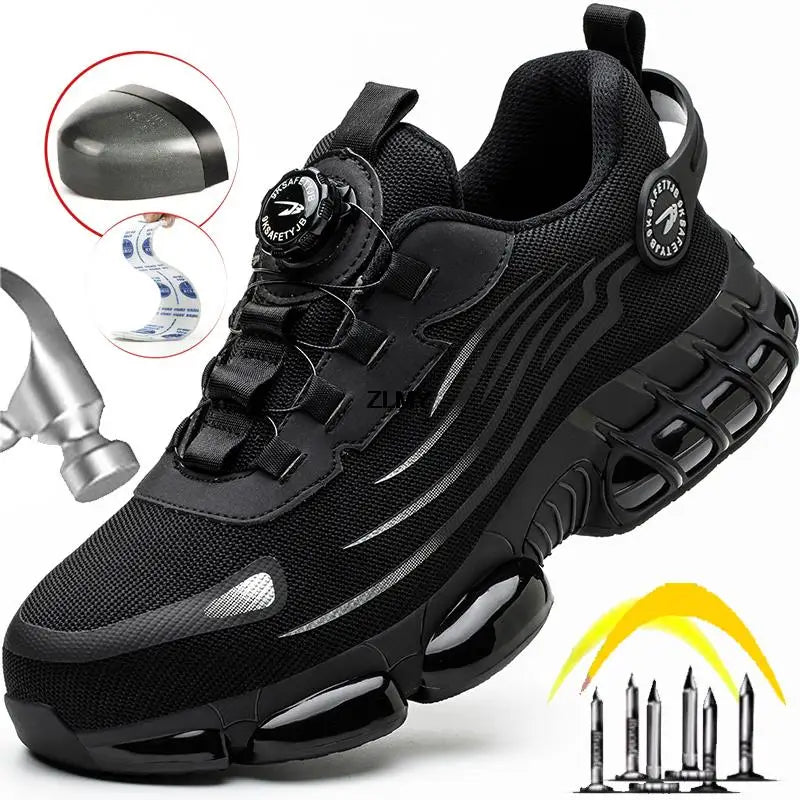 Steel Toe Work Sneakers – Puncture-Resistant, Lightweight Safety Shoes