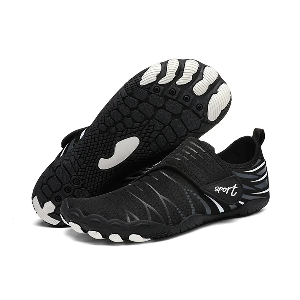 Unisex Upstream Five-Finger Aqua Shoes – Conquer Water, Rock, and Sand