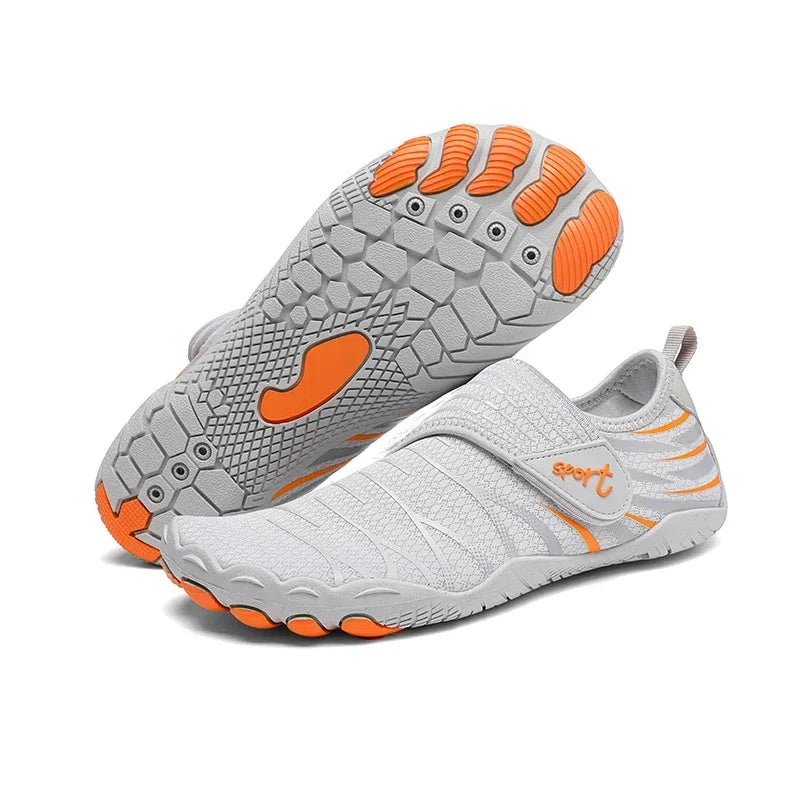 Unisex Upstream Five-Finger Aqua Shoes – Conquer Water, Rock, and Sand