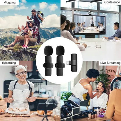 Wireless Lavalier Mic for iPhone & Android