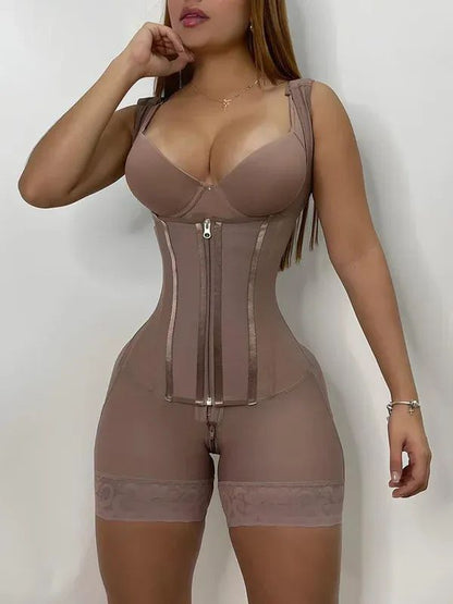 Women's Shapewear Bodysuit -  Double Tummy Control