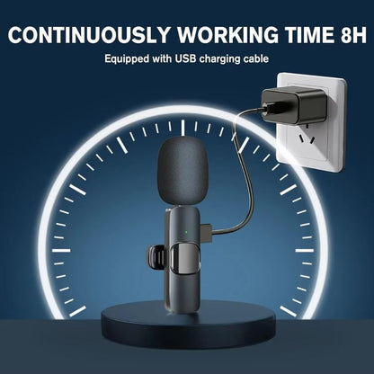 Wireless Lavalier Mic for iPhone & Android