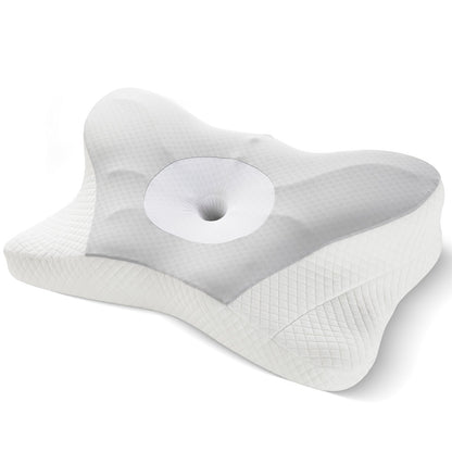 Ergonomic Memory Foam Neck Pillow – Cervical Support for Superior Sleep