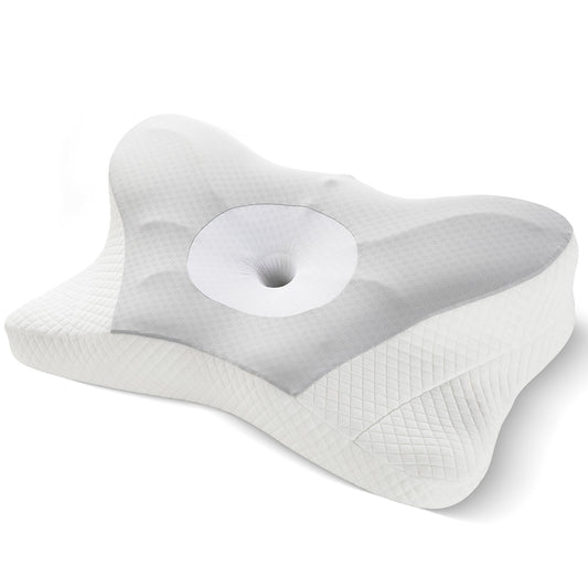 Ergonomic Memory Foam Neck Pillow – Cervical Support for Superior Sleep