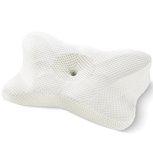 Ergonomic Memory Foam Neck Pillow – Cervical Support for Superior Sleep