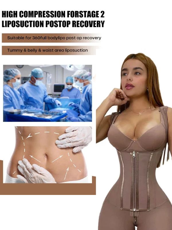 Women's Shapewear Bodysuit -  Double Tummy Control