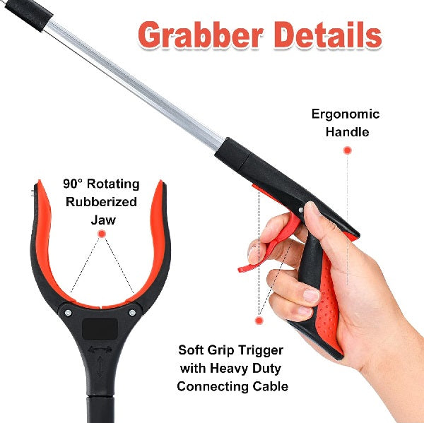 Long-handled reacher
