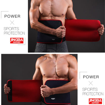 JINGBA SUPPORT Waist Trimmer Sweat Belt – Unisex Slim Fit Core Support