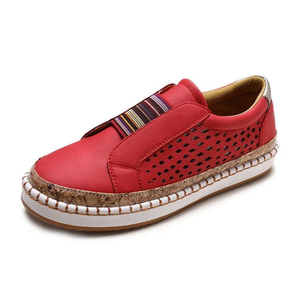 Hollow Out Slip-On Sneakers for Women – Breezy, Bold, and Built for Comfort