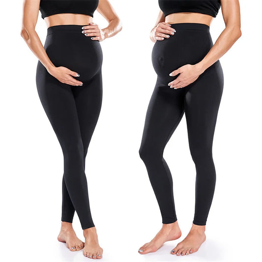 Maternity Leggings with Full Belly Support – Comfortable, Flexible & Supportive