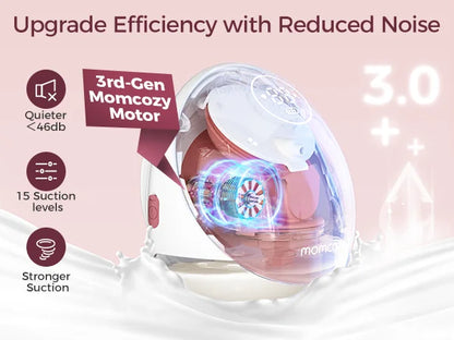 Momcozy M9 Breast Pump – App-Controlled, Quiet, Hands-Free & Comfortable