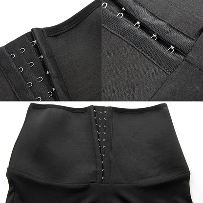 Women’s Sauna Waist Trainer Shorts – Sweat & Sculpt in Comfort