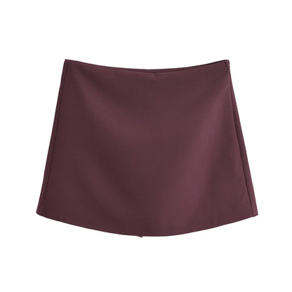 Chic Side-Zip Skort – Where Streetwear Meets Sophistication