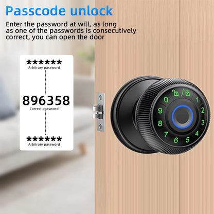 Q6 Smart Fingerprint Door Lock – Biometric, Keypad & App Access