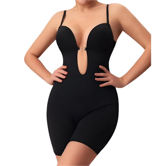 Backless Shaping Jumpsuit for Women – Seamless, Waist-Snatching Fit