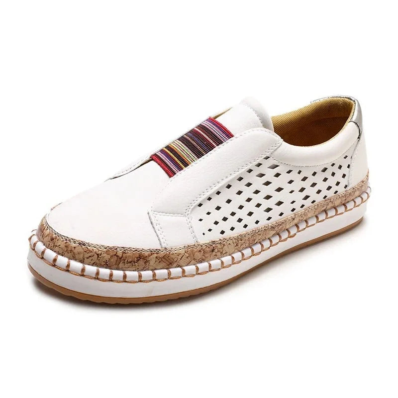 Hollow Out Slip-On Sneakers for Women – Breezy, Bold, and Built for Comfort