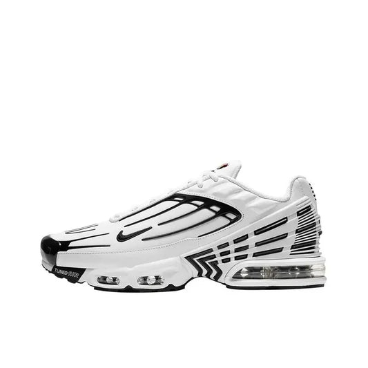 Nike Air Max Plus Tn 3 Sneakers – Cushioned Running Shoes in Bright Black & Fluorescent Green