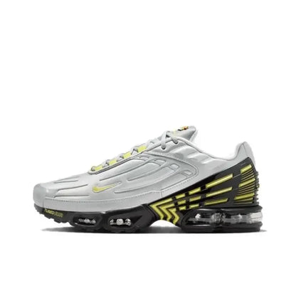 Nike Air Max Plus Tn 3 Sneakers – Cushioned Running Shoes in Bright Black & Fluorescent Green