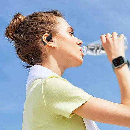 Wireless Ear Hook Earphones with Mic & LED Display