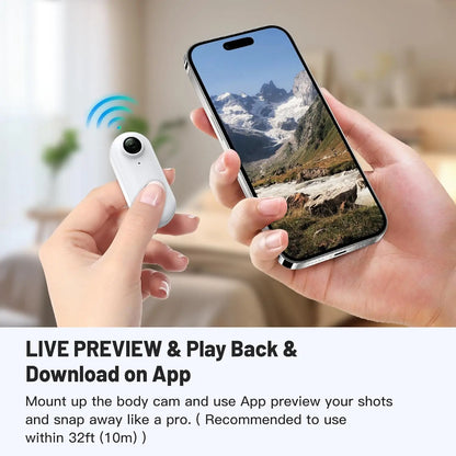 Mini 1080P Body Camera with 128GB – Compact, Smart & Easy to Use