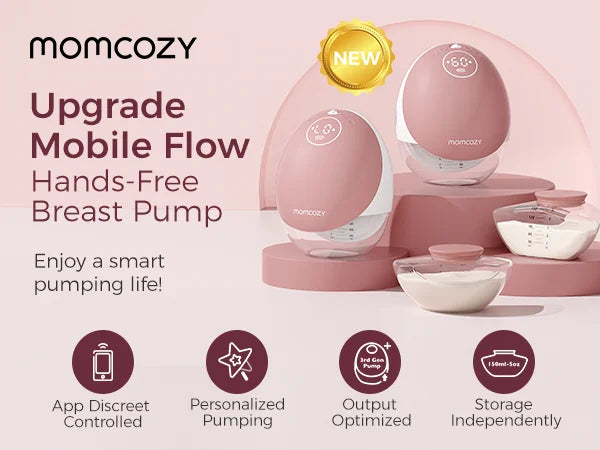 Momcozy M9 Breast Pump – App-Controlled, Quiet, Hands-Free & Comfortable