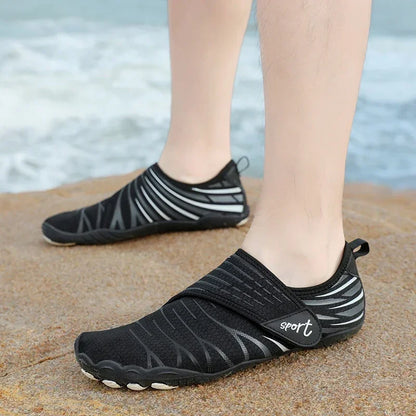 Unisex Upstream Five-Finger Aqua Shoes – Conquer Water, Rock, and Sand