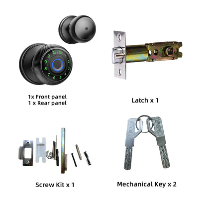 Q6 Smart Fingerprint Door Lock – Biometric, Keypad & App Access