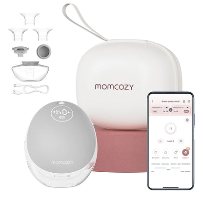 Momcozy M9 Breast Pump – App-Controlled, Quiet, Hands-Free & Comfortable
