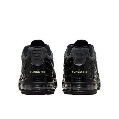 Nike Air Max Plus Tn 3 Sneakers – Cushioned Running Shoes in Bright Black & Fluorescent Green