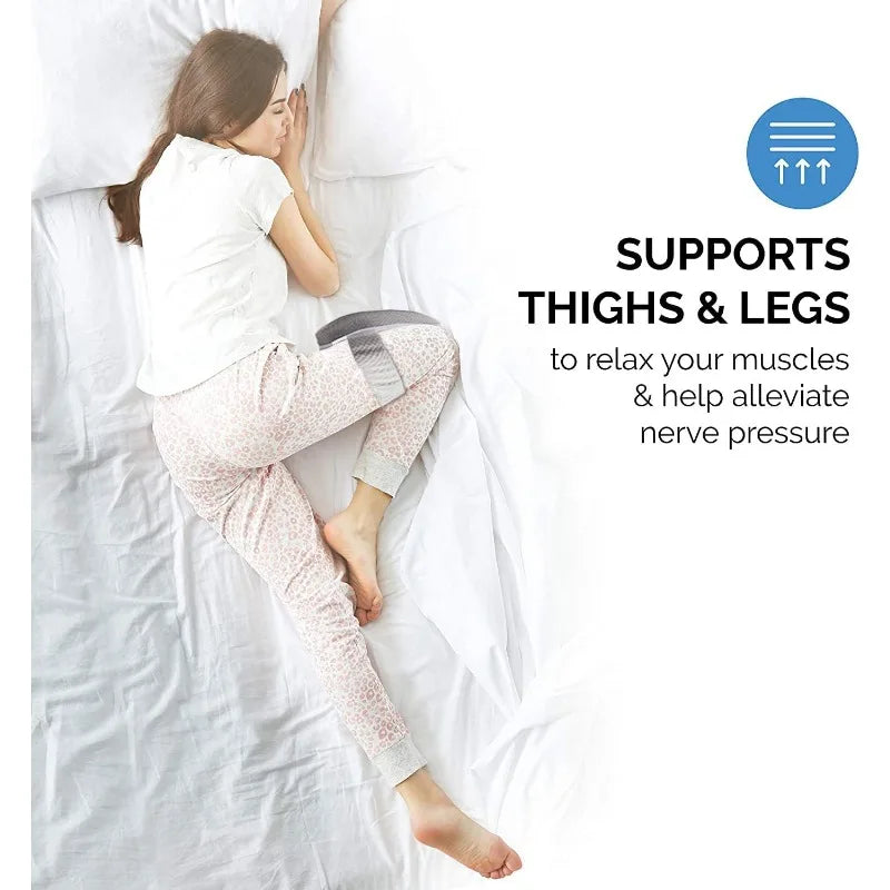 Leg pillow with strap
