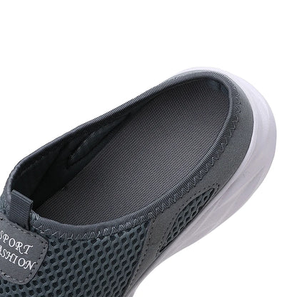 Men’s Breathable Slip-On Mesh Slippers – Lightweight Summer Flats