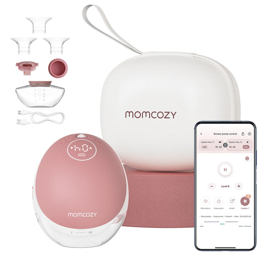 Momcozy M9 Breast Pump – App-Controlled, Quiet, Hands-Free & Comfortable