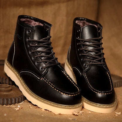 Men’s Red Vintage Motorcycle Boots – Rugged. Bold. Unapologetic.