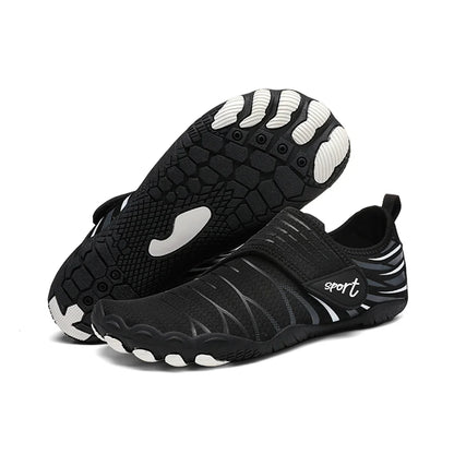Unisex Upstream Five-Finger Aqua Shoes – Conquer Water, Rock, and Sand