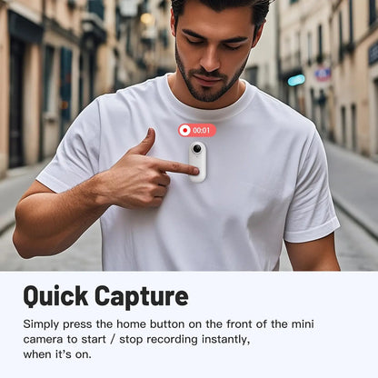Mini 1080P Body Camera with 128GB – Compact, Smart & Easy to Use