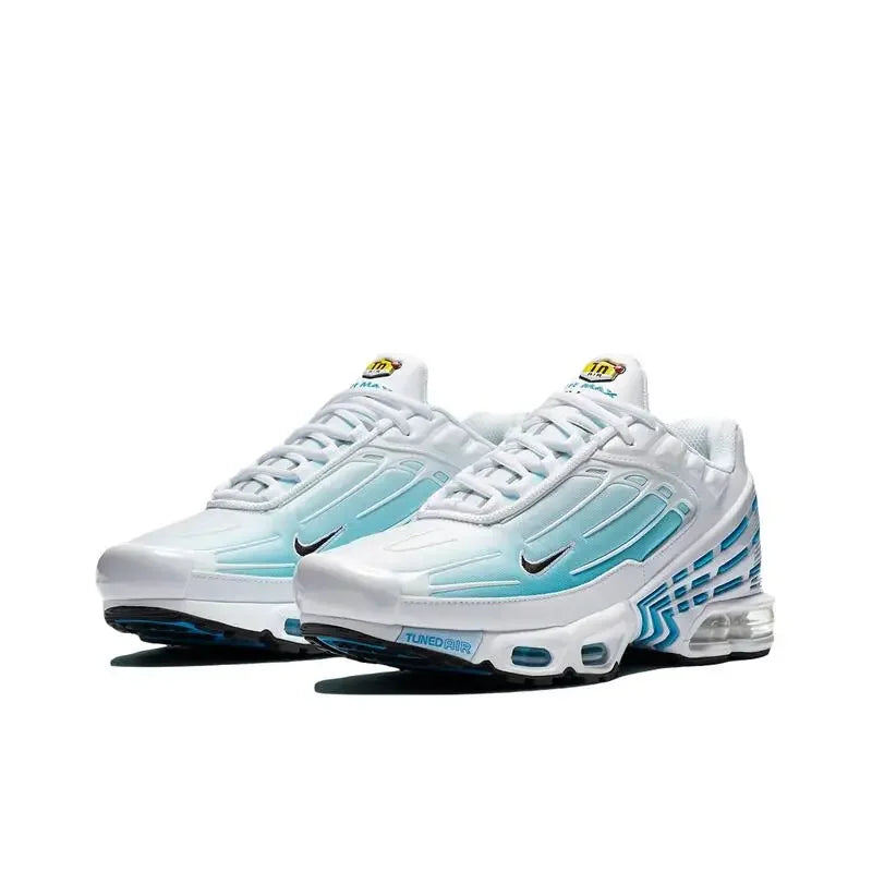 Nike Air Max Plus Tn 3 Sneakers – Cushioned Running Shoes in Bright Black & Fluorescent Green
