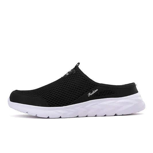 Men’s Breathable Slip-On Mesh Slippers – Lightweight Summer Flats