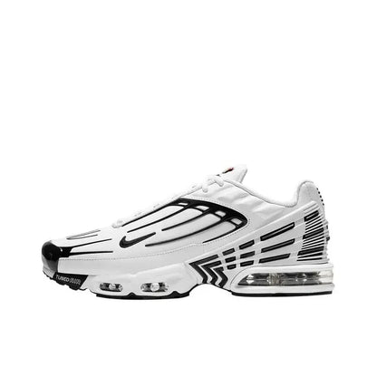 Nike Air Max Plus Tn 3 Sneakers – Cushioned Running Shoes in Bright Black & Fluorescent Green