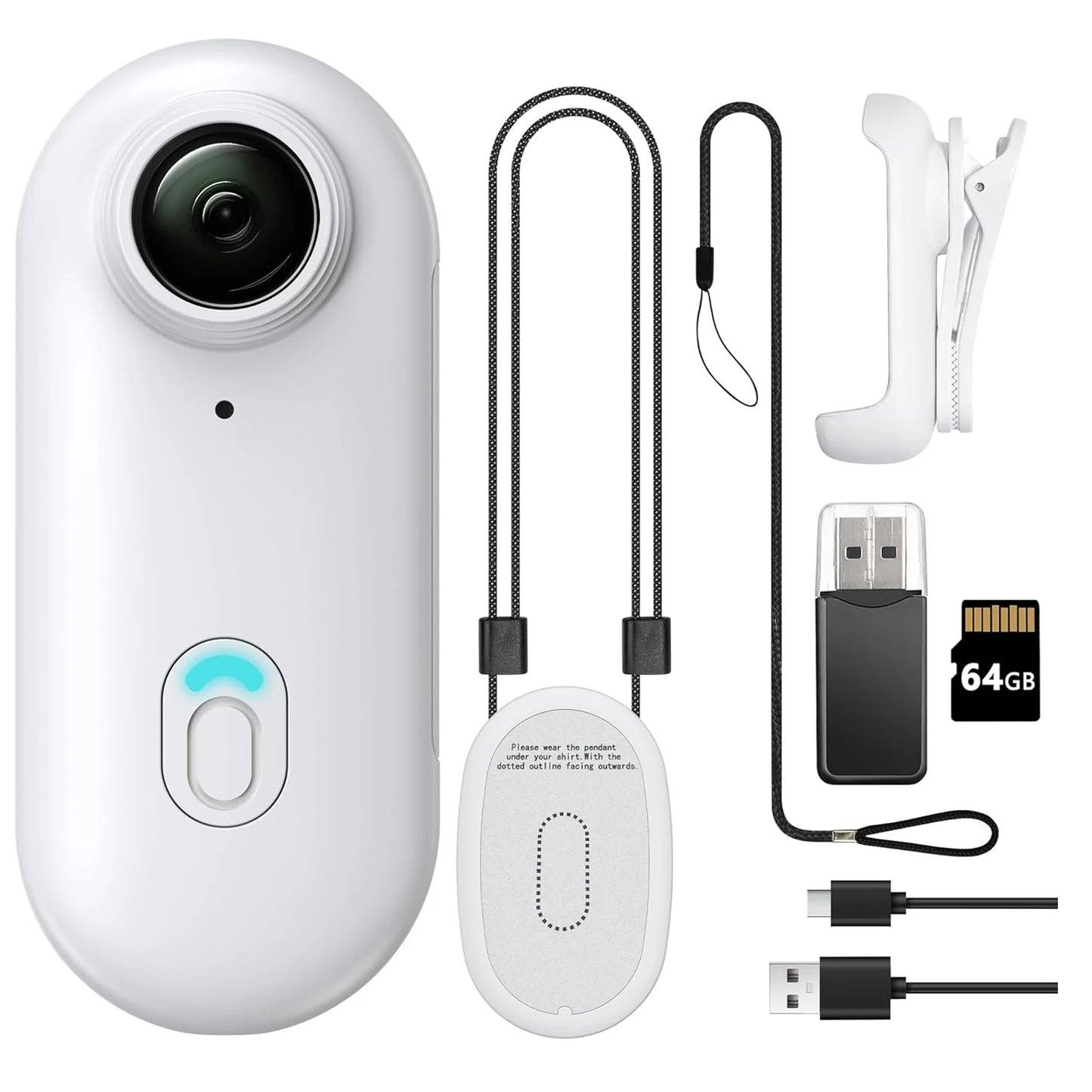 Mini 1080P Body Camera with 128GB – Compact, Smart & Easy to Use